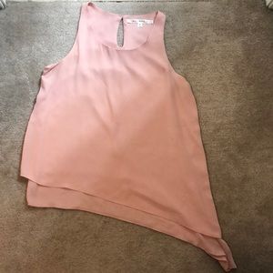 Max Studio Hi-Low Pale Pink Tank